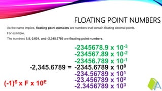 Introduction to floating point Arithmetic | PPTX