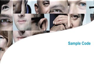 Sample Code
 