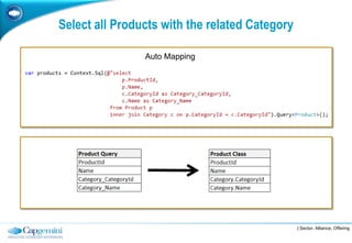 Select all Products with the related Category

                Auto Mapping




                                                | Sector, Alliance, Offering
 