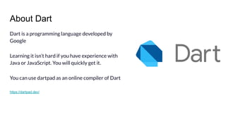 Introduction to flutter | PDF