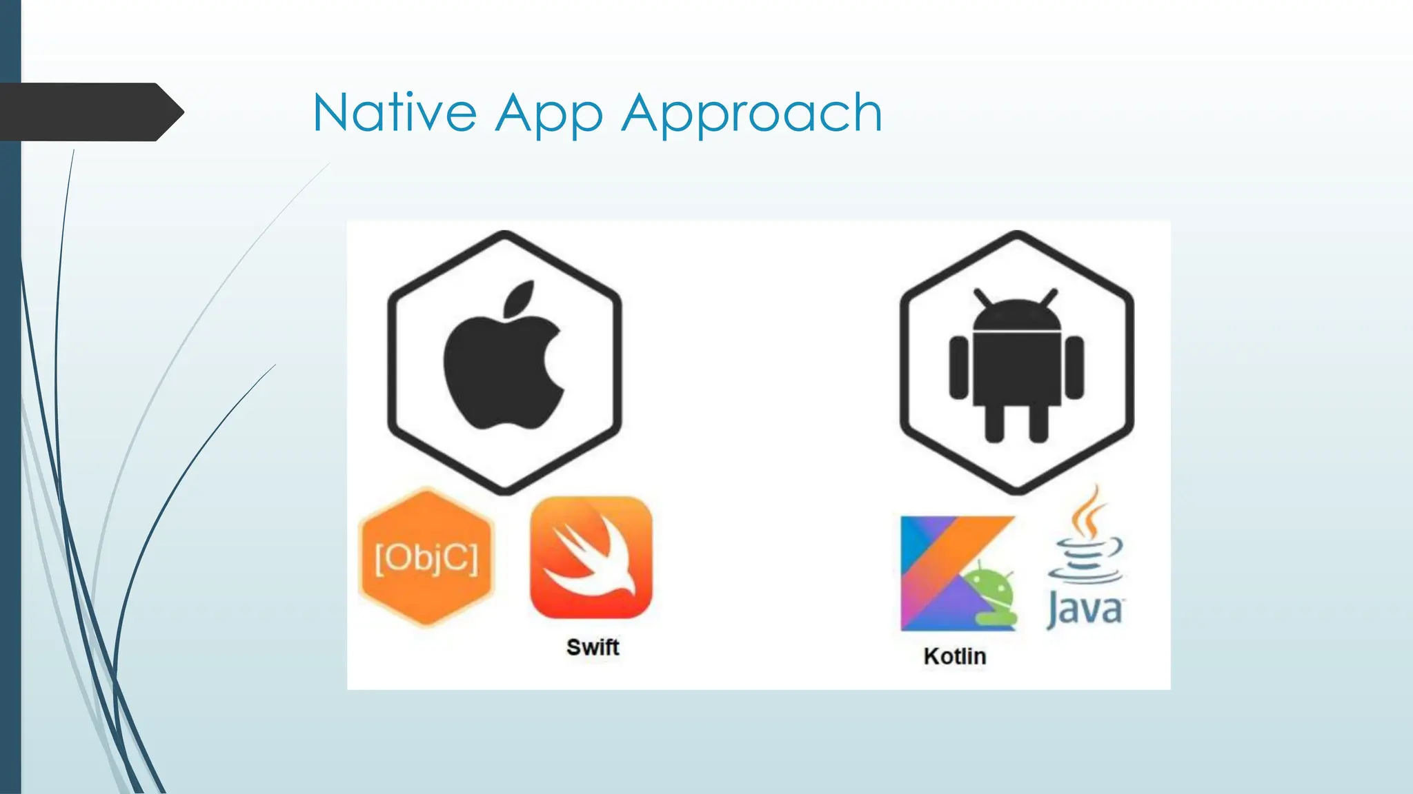 Native App Approach
 