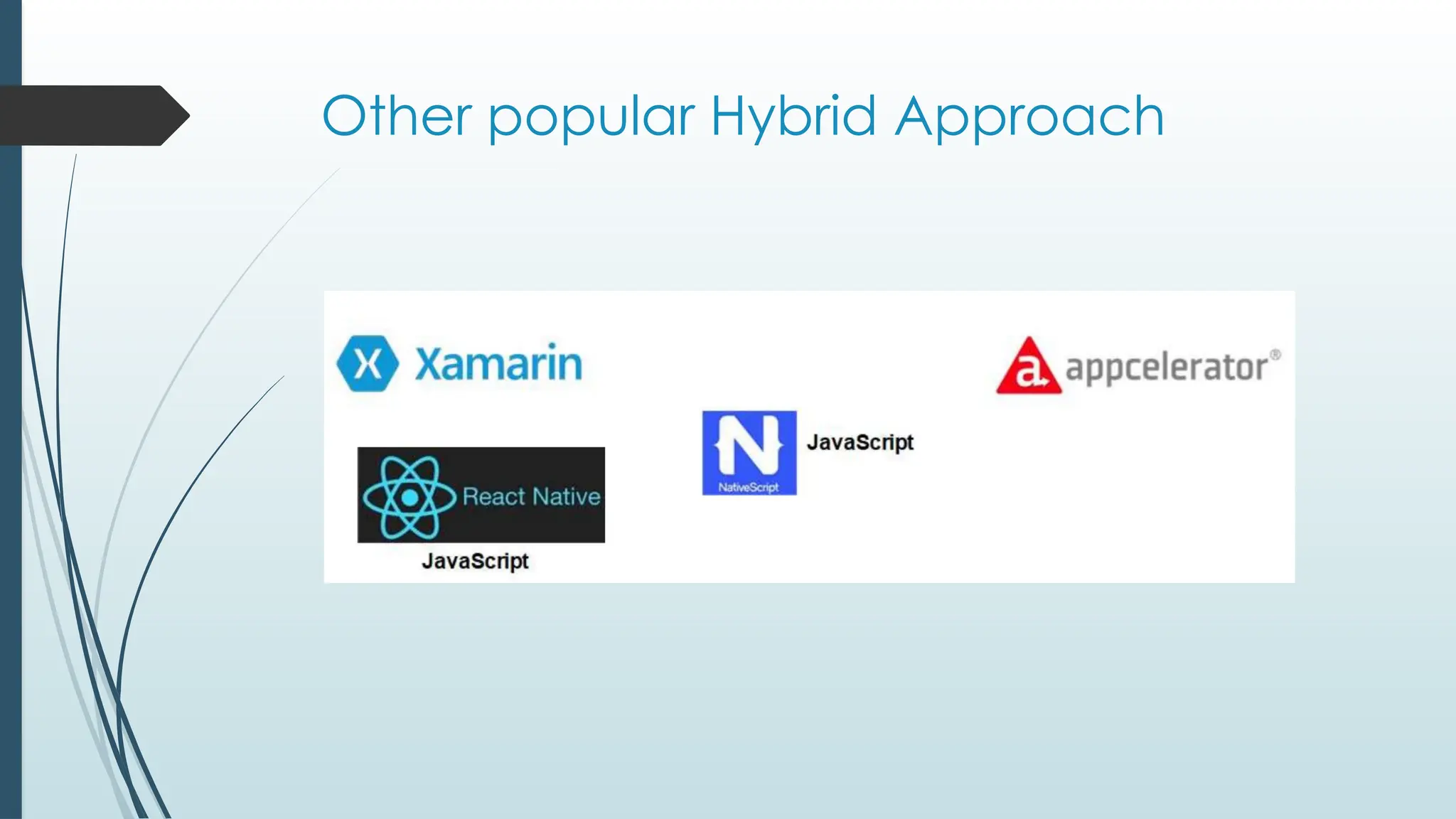 Other popular Hybrid Approach
 