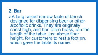 Two Bar Rest Introduction to Food and Beverage Services.pptx