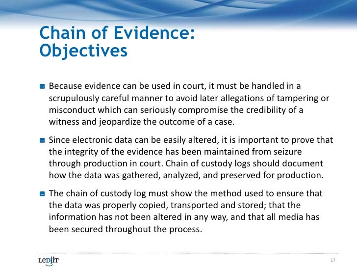 Introduction To Forensic Methodologies