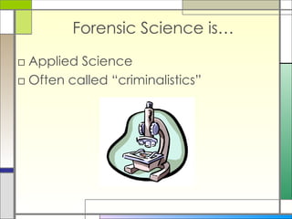 Introduction to Forensics all about the history of forensic science | PPT