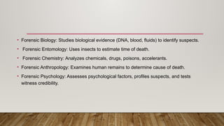 Introduction to Forensic Science UNIT 1 ( 5 SEM).pptx