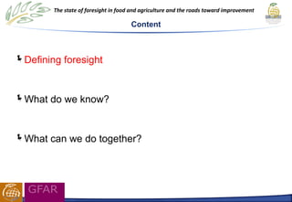 Introduction To Foresight Ppt