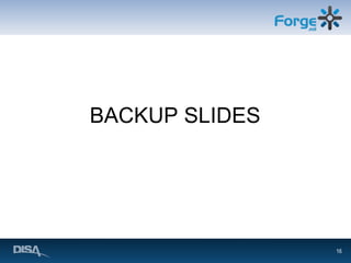 BACKUP SLIDES 