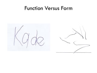 Function Versus Form
 
