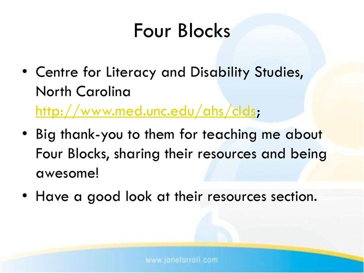 Introduction to the Four Blocks