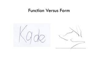 Function Versus Form
 