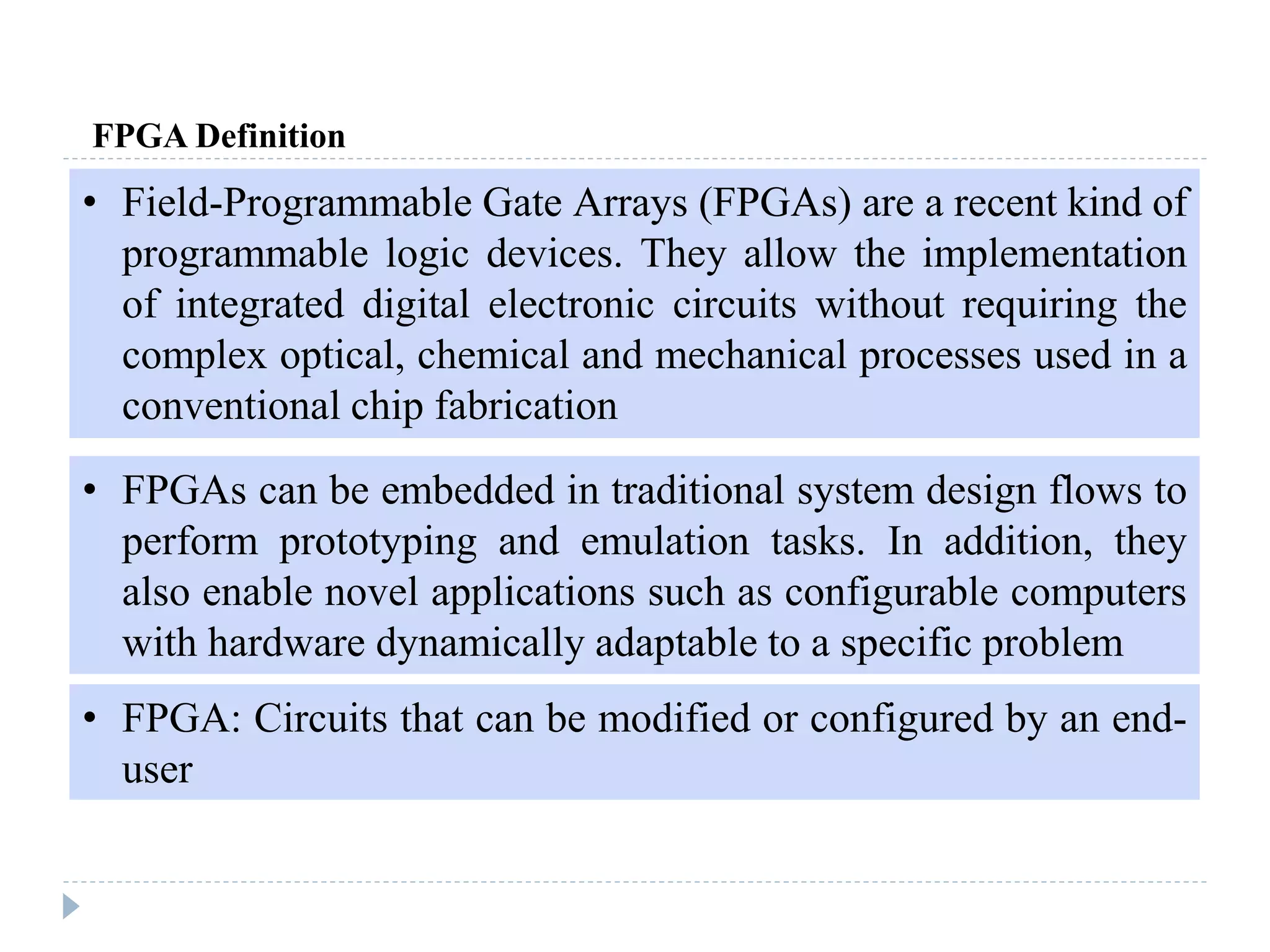 Introduction to FPGA.ppt | Programming Languages | Computing