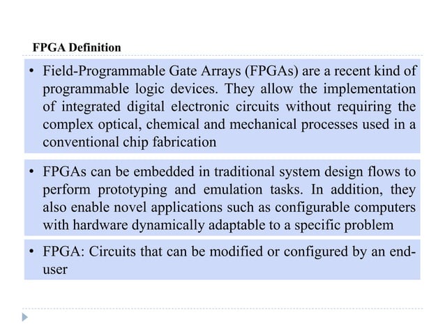 Introduction to FPGA.ppt | Programming Languages | Computing