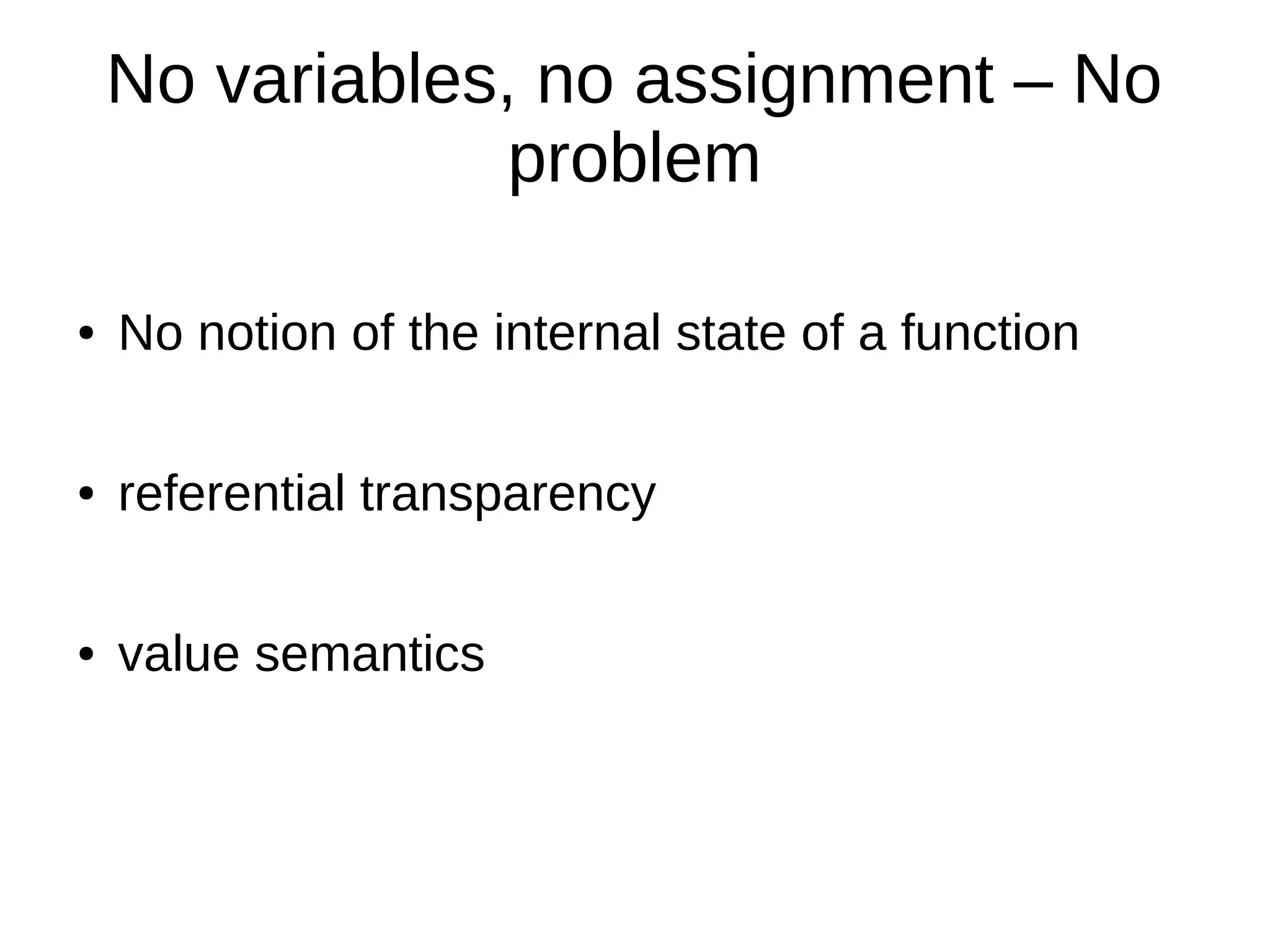 Introduction to functional programming | PPT