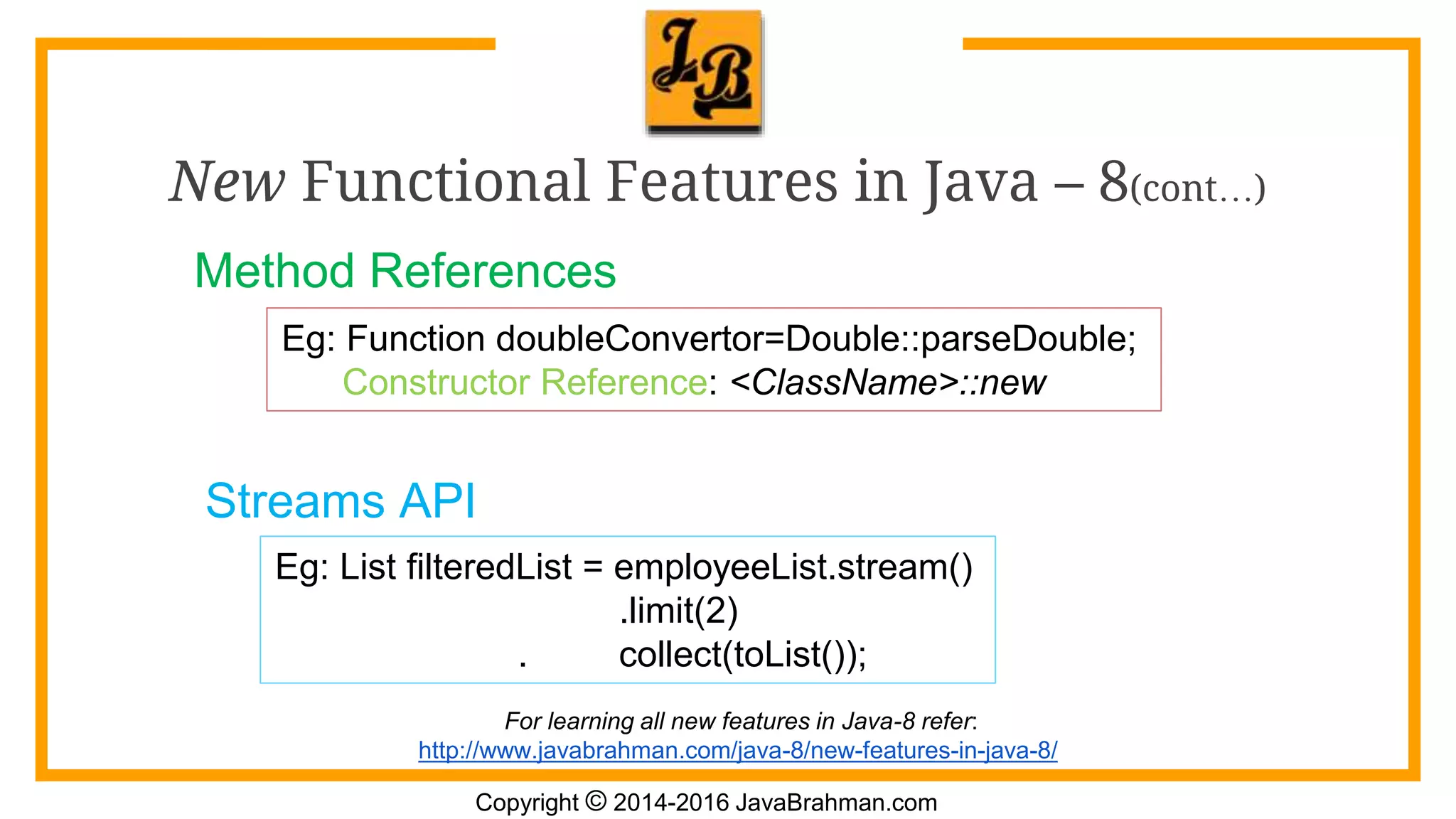 Introduction to functional programming with java 8 | PPT