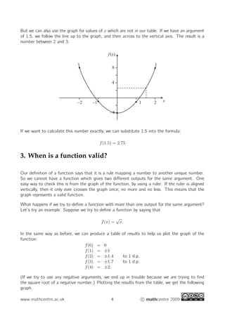 Introduction to functions | PDF