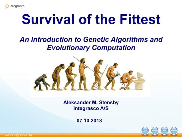 Introduction to Genetic Algorithms and Evolutionary Computation | PDF ...