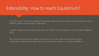 Game Engine : Concepts & Components