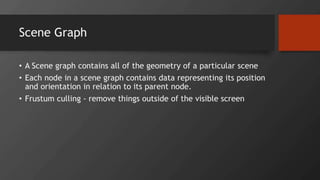 Game Engine : Concepts & Components