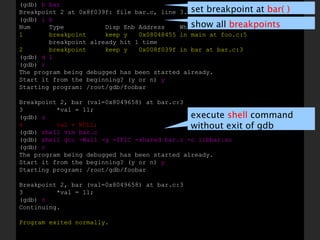 Introduction to gdb | PPT