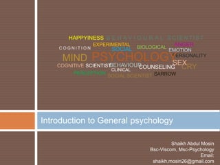 Introduction to general psychology