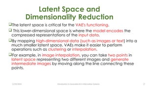 Vae Introduction Introduction to generative AI in information systems.pptx