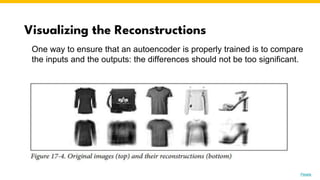 Visualizing the Reconstructions
Photo by Pexels
One way to ensure that an autoencoder is properly trained is to compare
the inputs and the outputs: the differences should not be too significant.
 