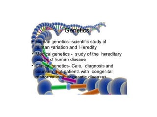 Introduction to genetics