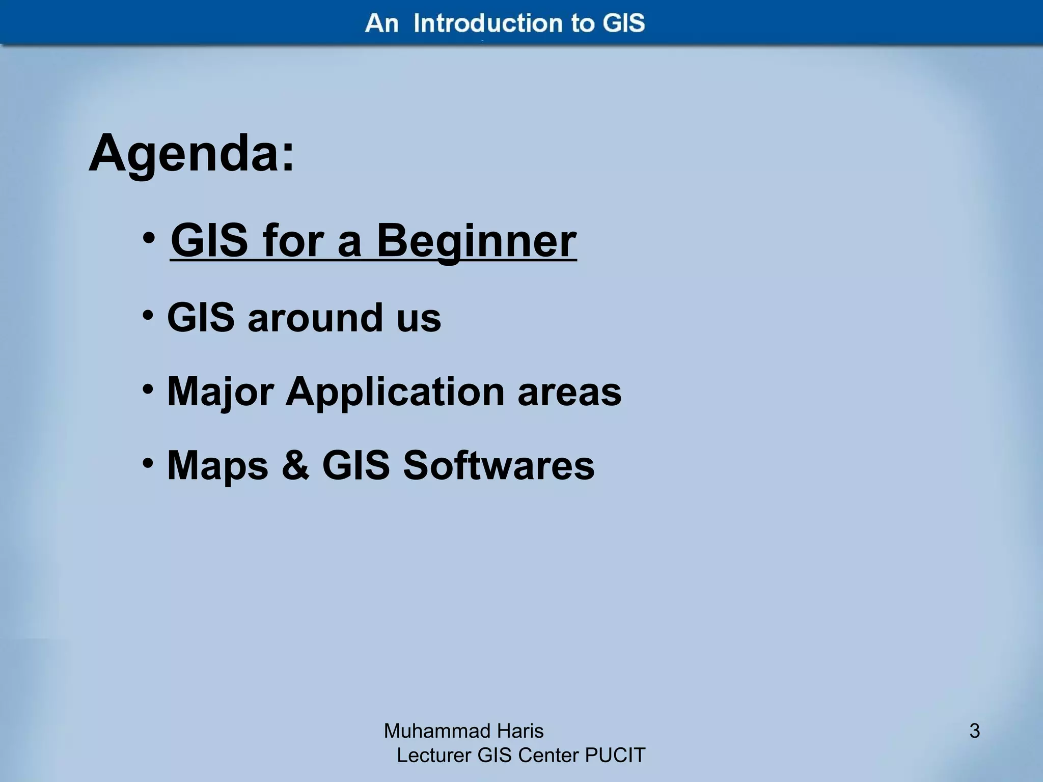 Introduction to gis | PPT | Geography | Science