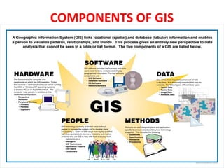 COMPONENTS OF GIS
 