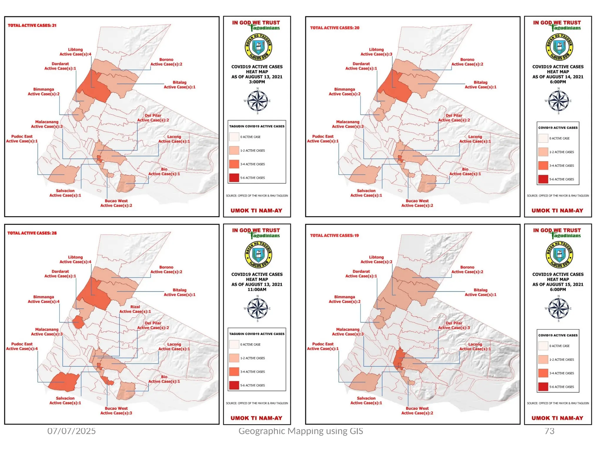 07/07/2025 Geographic Mapping using GIS 73
 