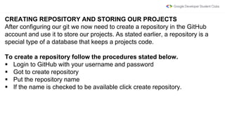 Introduction to git and Github | PPTX