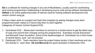 Introduction to git and Github | PPTX