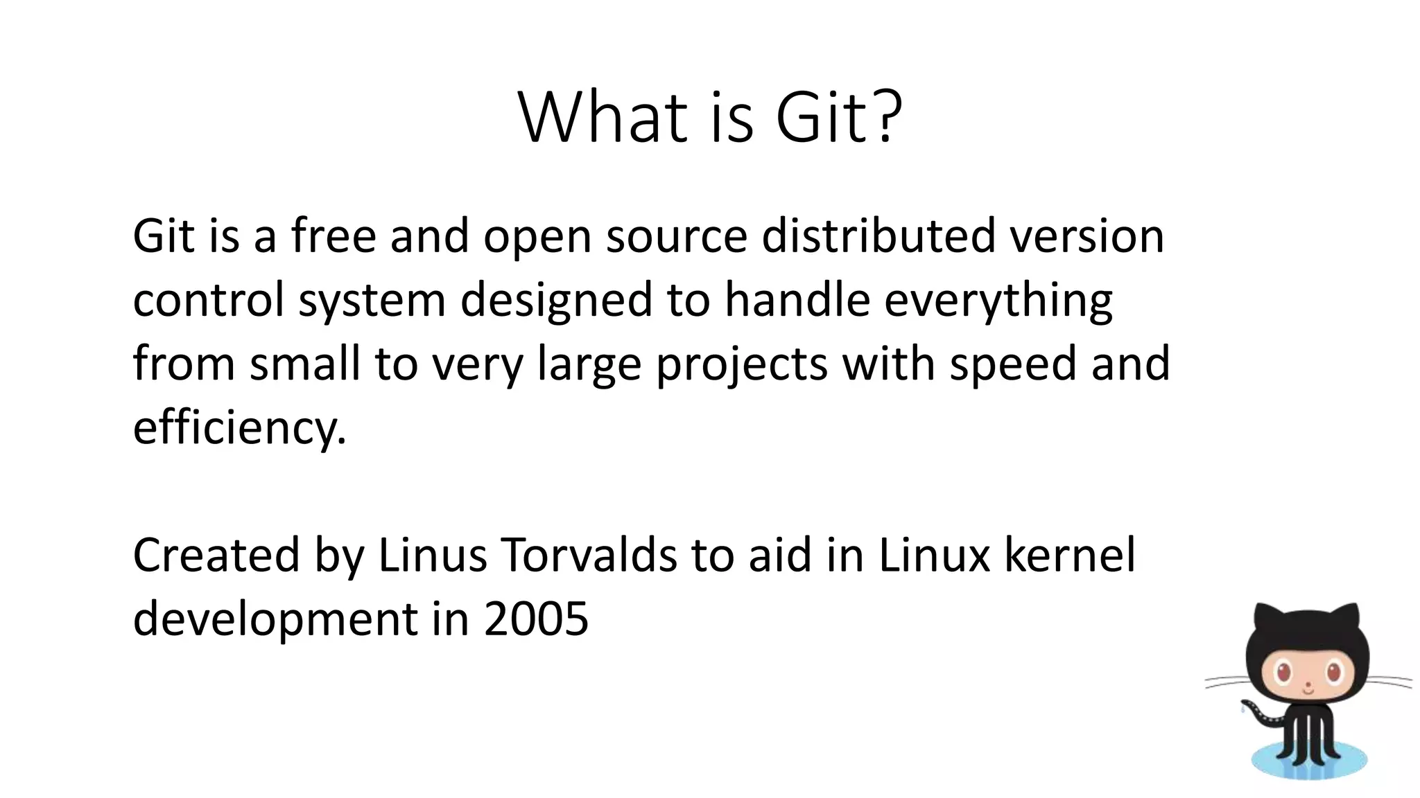 Introduction to git hub | PPTX