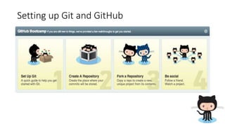 Setting up Git and GitHub
 