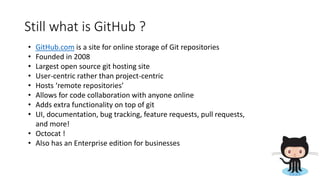Introduction to git hub