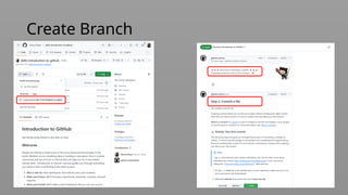 Create Branch
 