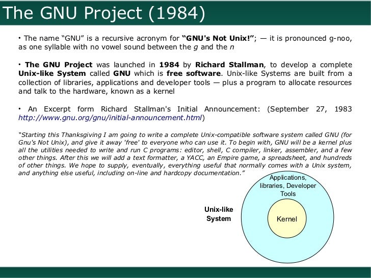 Introduction to GNU/Linux, Free Software, Open Source Software, FSF,