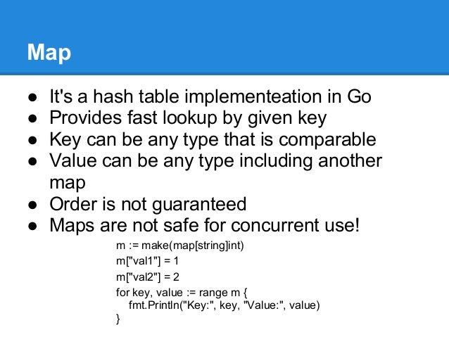 Introduction to Go programming language