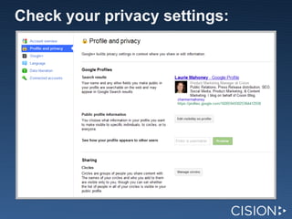 Check your privacy settings:   
