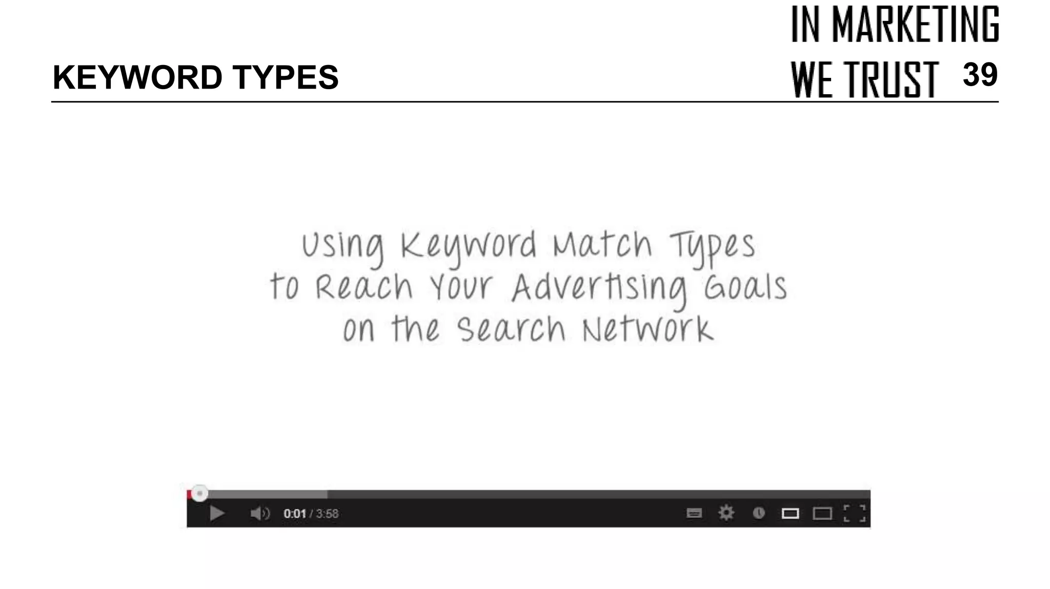 KEYWORD TYPES 39
 