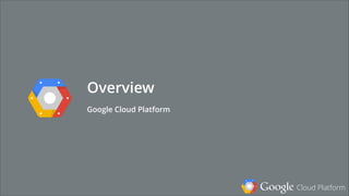 Google Cloud Platform
Overview
Google Cloud Platform
 