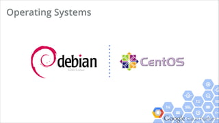 Google Cloud Platform
Create a Pipeline
from pipeline import common
!
class CountReport(pipeline.Pipeline):
!
def run(self, email_address, entity_kind, property_name, *value_list):
split_counts = yield SplitCount(entity_kind, property_name, *value_list) # pipeline to gain
count result
yield common.Log.info('SplitCount result = %s', split_counts)
!
with pipeline.After(split_counts):
with pipeline.InOrder():
yield common.Delay(seconds=1)
yield common.Log.info('Done waiting')
yield EmailCountReport(email_address, split_counts) # another sending mail pipeline
PYTHON
 