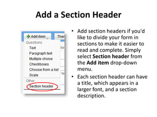 Introduction to Google Forms | PPTX