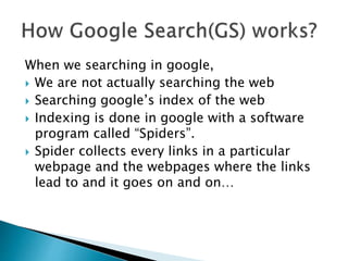 Introduction to google hacking database | PPTX