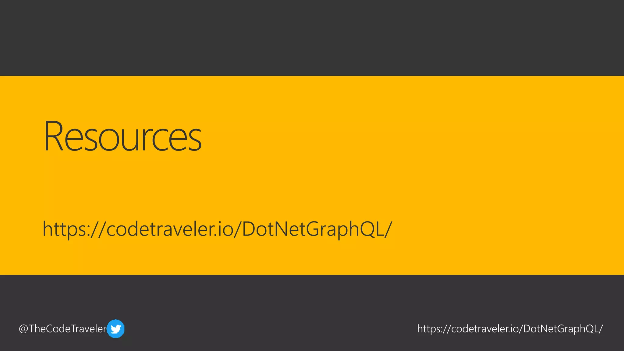 @TheCodeTraveler https://codetraveler.io/DotNetGraphQL/
https://codetraveler.io/DotNetGraphQL/
 