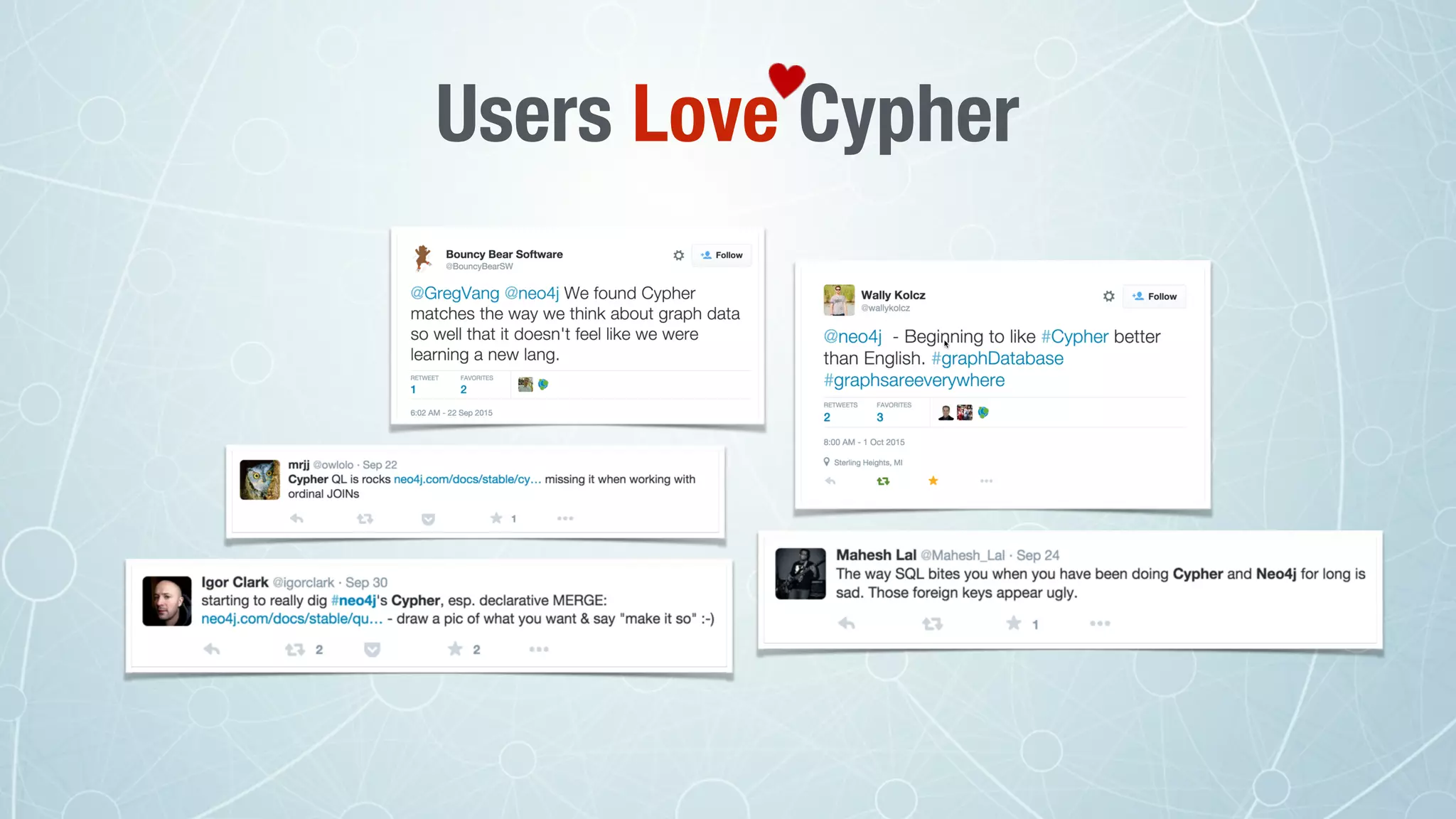 Users Love Cypher
 