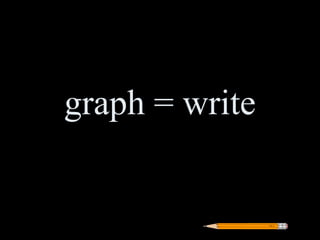 graph = write
 