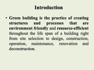 Introduction to Green Building & Sustainability | PDF