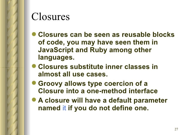 Introduction To Groovy